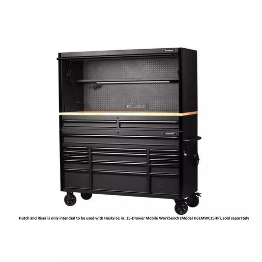 61 IN. 2-DRAWER HEAVY-DUTY HUTCH WITH RISER