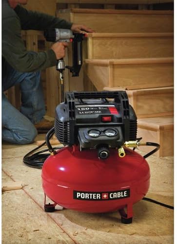 Air Compressor, 6-Gallon, Pancake, Oil-Free (C2002-ECOM)