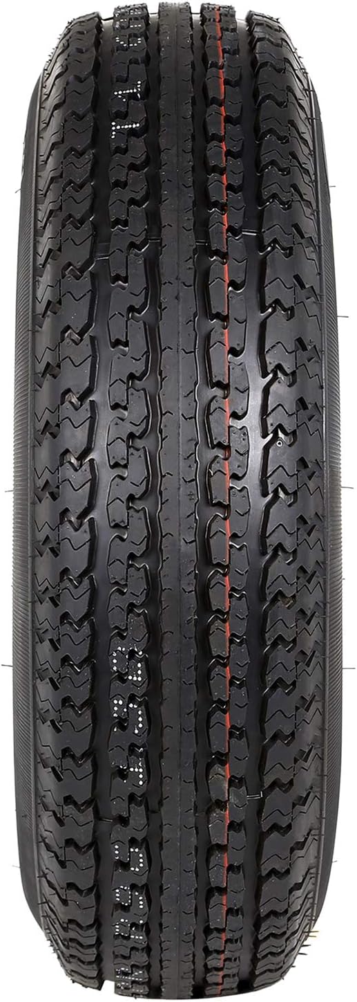 Set of 4 ST225/75R15 Radial Trailer Tire, ST225-75R15 ST 225/75R15, 10 Ply Load Range E, 117N
