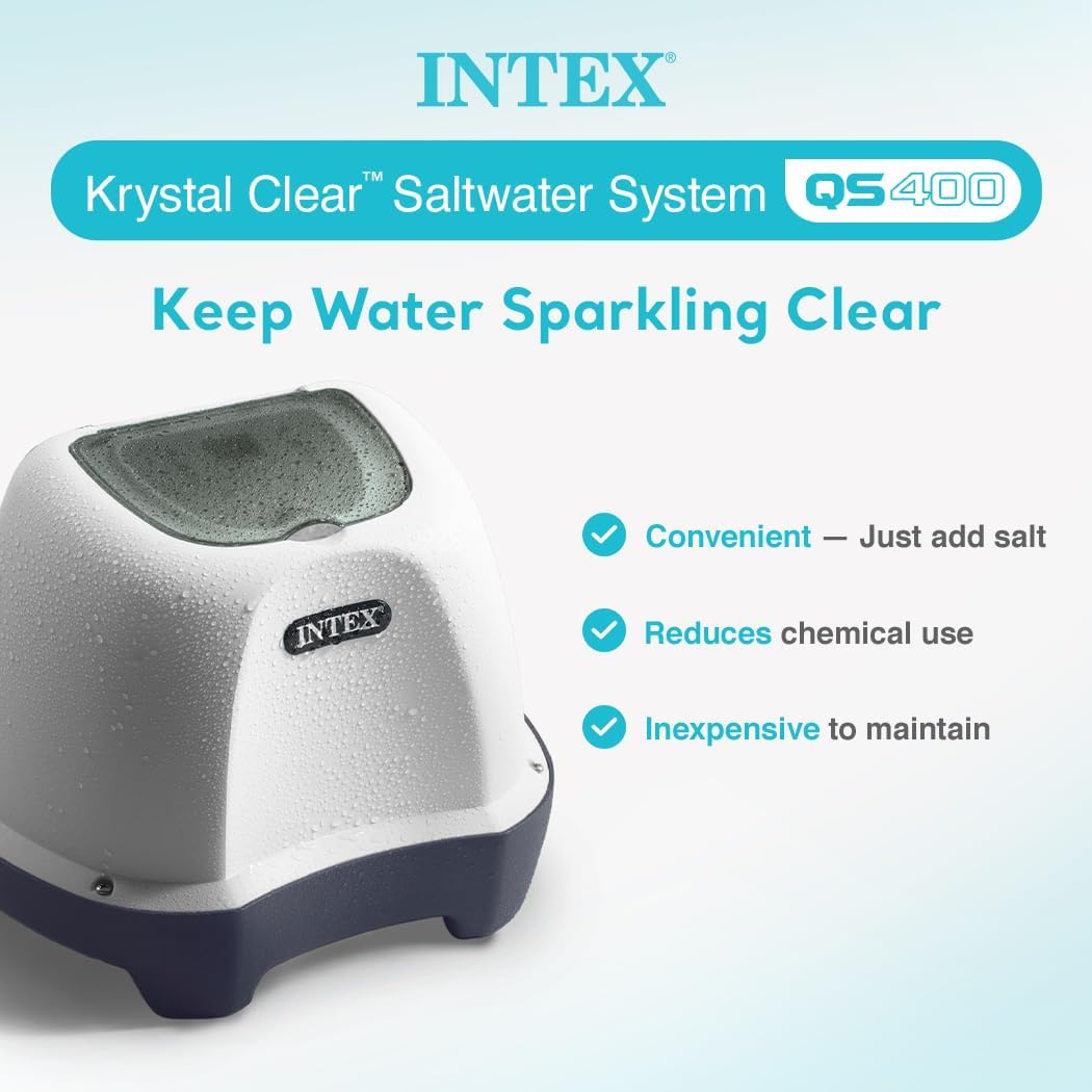 Krystal Clear Saltwater System for Above-Ground Pools up to 15,000 Gallons