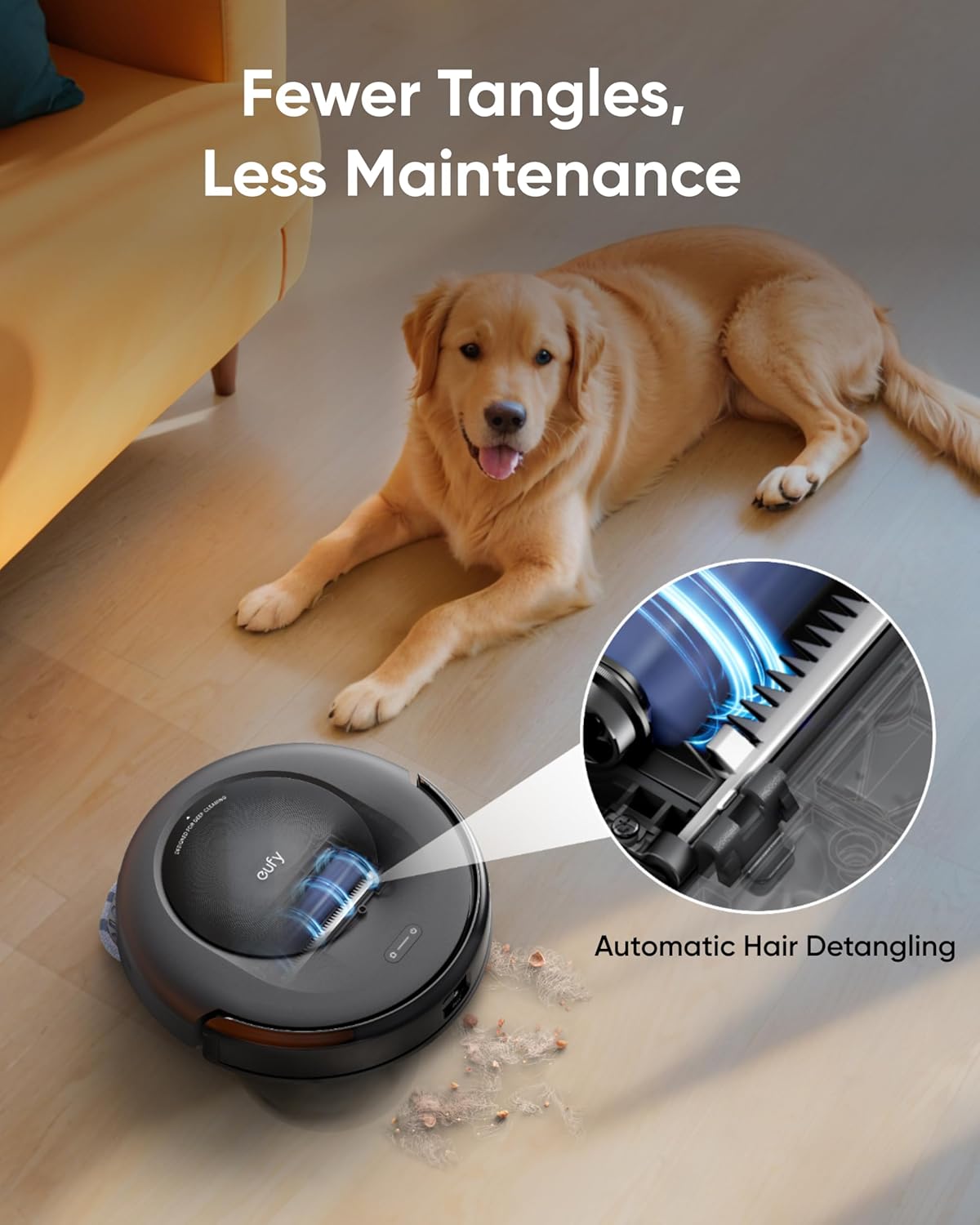 Robot Vacuum C10 with Self Emptying Station, Up to 60 Days Hands Free Cleaning, Edge Expansion Brush, 4000Pa Powerful Suction, 2.85-Inch Ultra-Slim Body, Smart Mapping, Lidar Navigation
