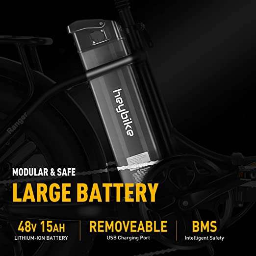 20 x 4.0 Foldable Electric Bicycle with 500W Motor, 48V 15AH Removable Battery