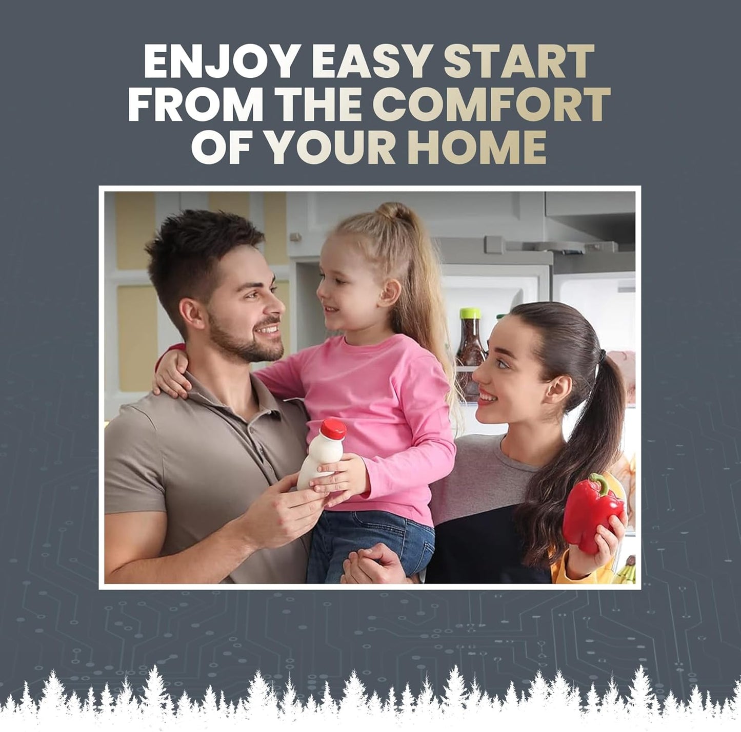 EasyStart FLEX 398 - Bluetooth Soft Start Kit for Home Air Conditioner, RV & Commercial Use, Works with Generators, Reduces Power Surge, Efficient Start-Up - Up to 6 Tons w/Installation Kit