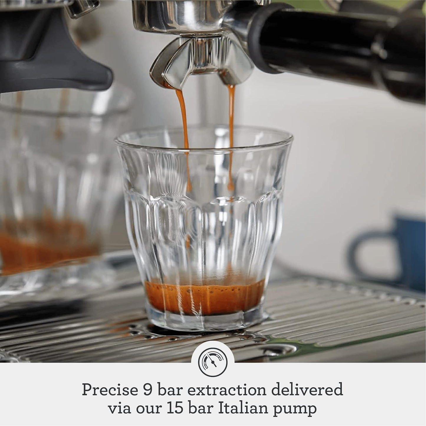 Express Espresso Machine, One Size, Brushed Stainless Steel