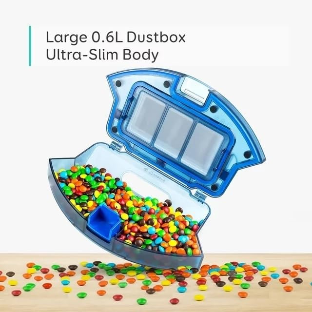 Robot Vacuum C10 with Self Emptying Station, Up to 60 Days Hands Free Cleaning, Edge Expansion Brush, 4000Pa Powerful Suction, 2.85-Inch Ultra-Slim Body, Smart Mapping, Lidar Navigation