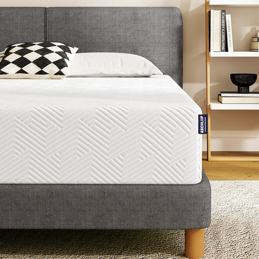 10-inch breathable full-size memory foam mattress, box-style design, using CertiPUR-US raw materials, incorporating activated carbon to provide support and pressure relief functions, offering a 100-night trial period, detachable design, and free of g