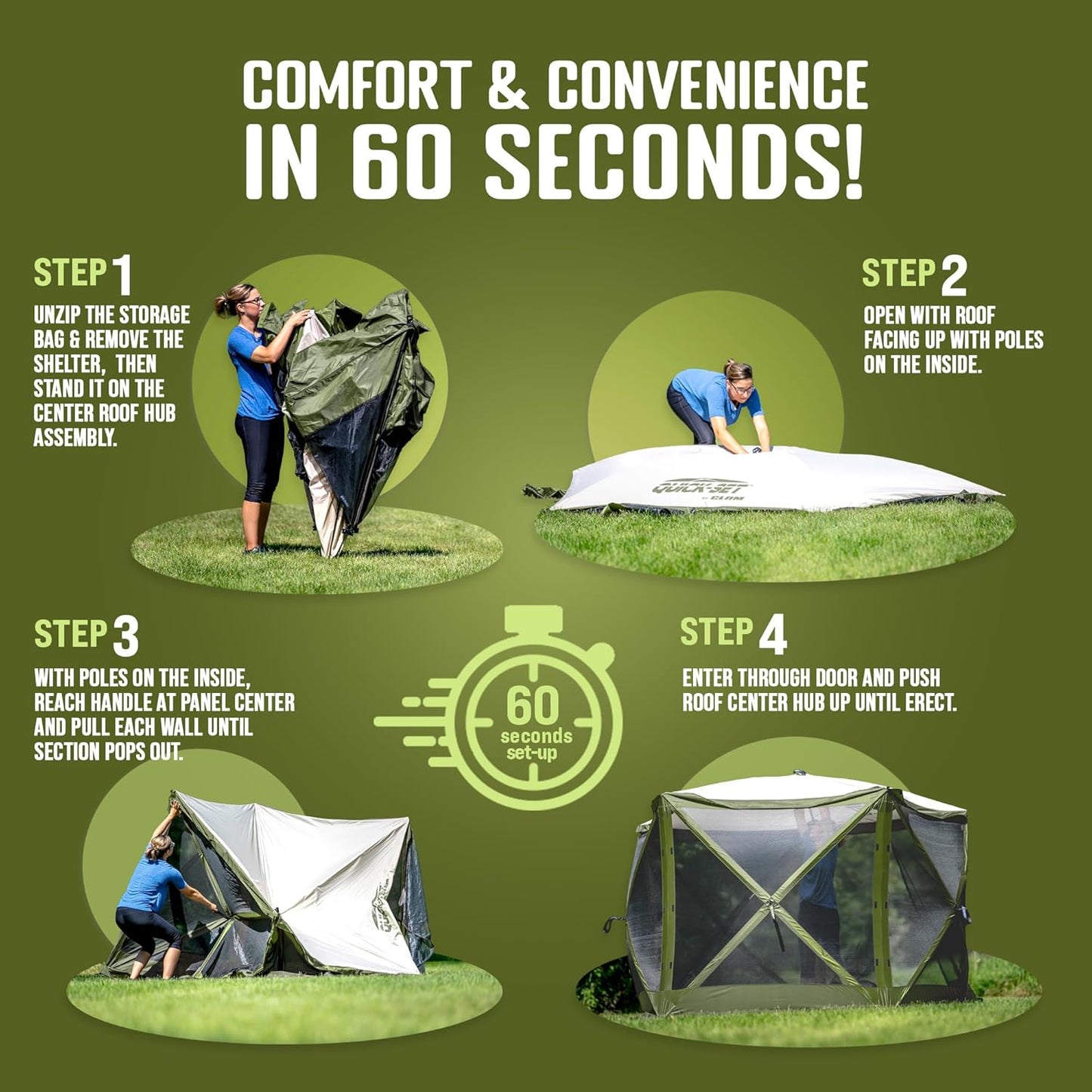Screen Tent, Outdoor Camping Gazebo Canopy, Escape, 11.5', Brown
