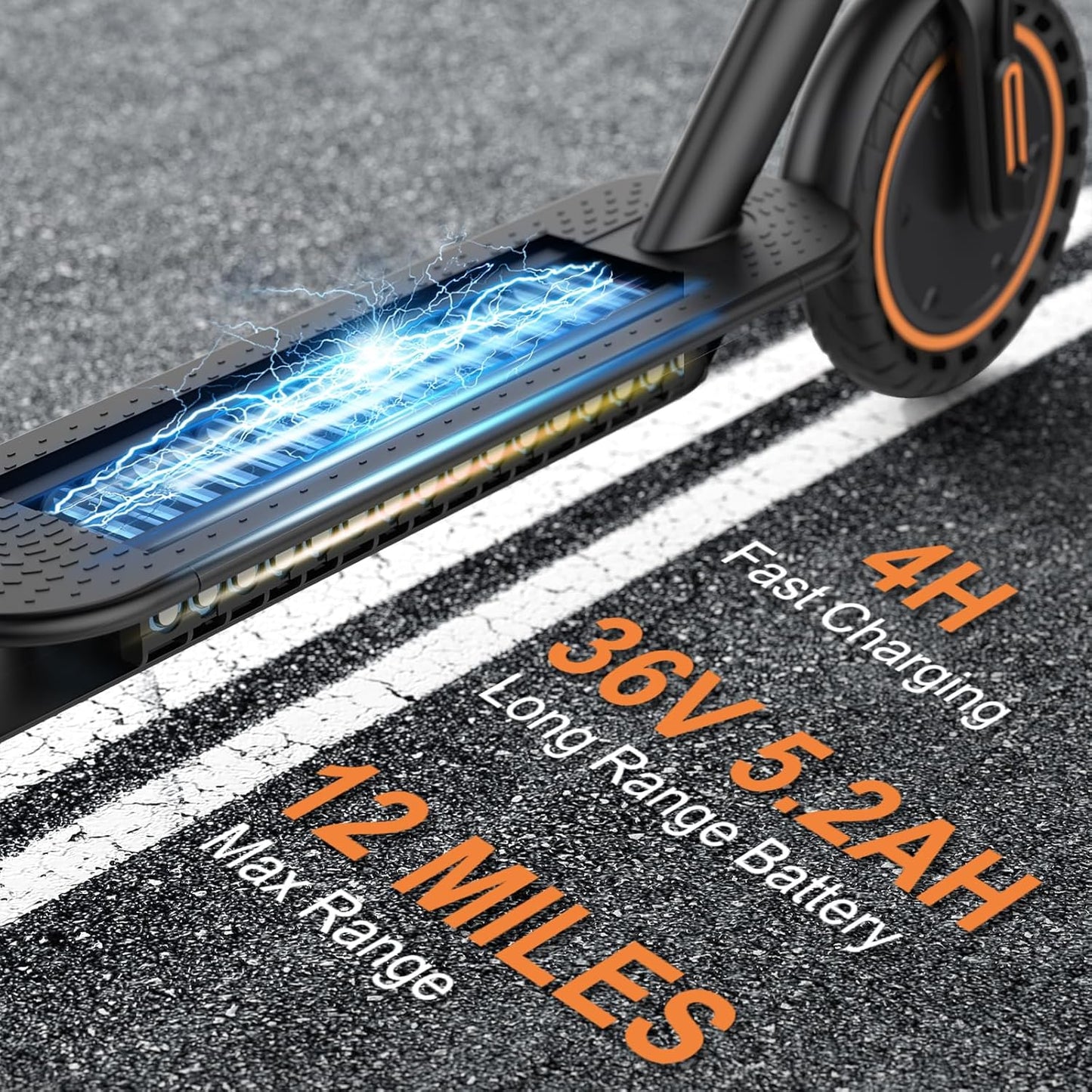 Electric Scooter, 350W Motor, 187Wh/281Wh Battery, 16/19Mph Top Speed, 8.5''Tires, Dual Braking, Folding Scooter