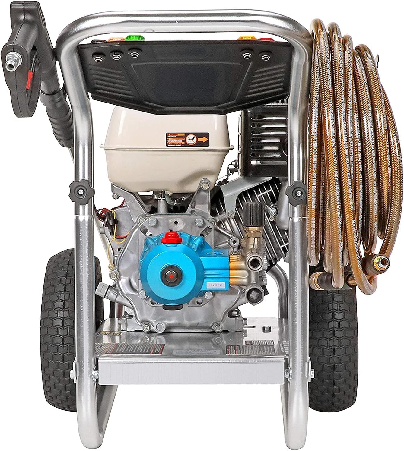 Cleaning ALH3425 Aluminum Series 3600 PSI Gas Pressure Washer, 2.5 GPM, Honda GX200 Engine, Includes Spray Gun and Extension Wand, 5 QC Nozzle Tips, 5/16-inch x 35-foot MorFlex Hose.