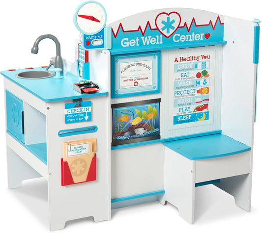 Wooden "Rehabilitation Therapist" Activity Center - Waiting Room, Examination Room, Registration Area