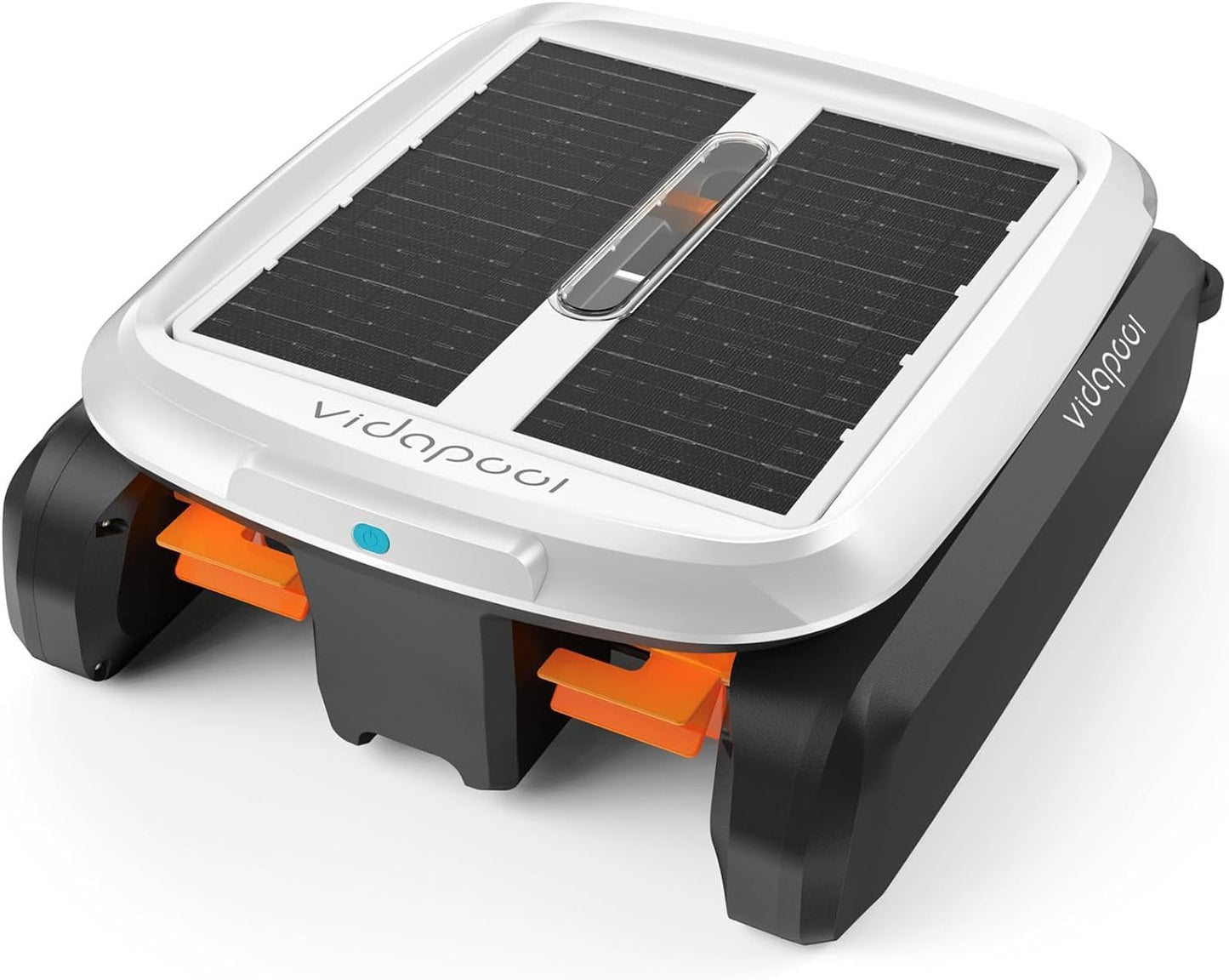 Solar Powered Automatic Robotic Pool Skimmer Cleaner,Solar Pool Surface Cleaner Dual Mode with Obstacle Avoidance Daytime 锛� Overnight Continuous Cleaning Ideal for All Swimming Pool-White
