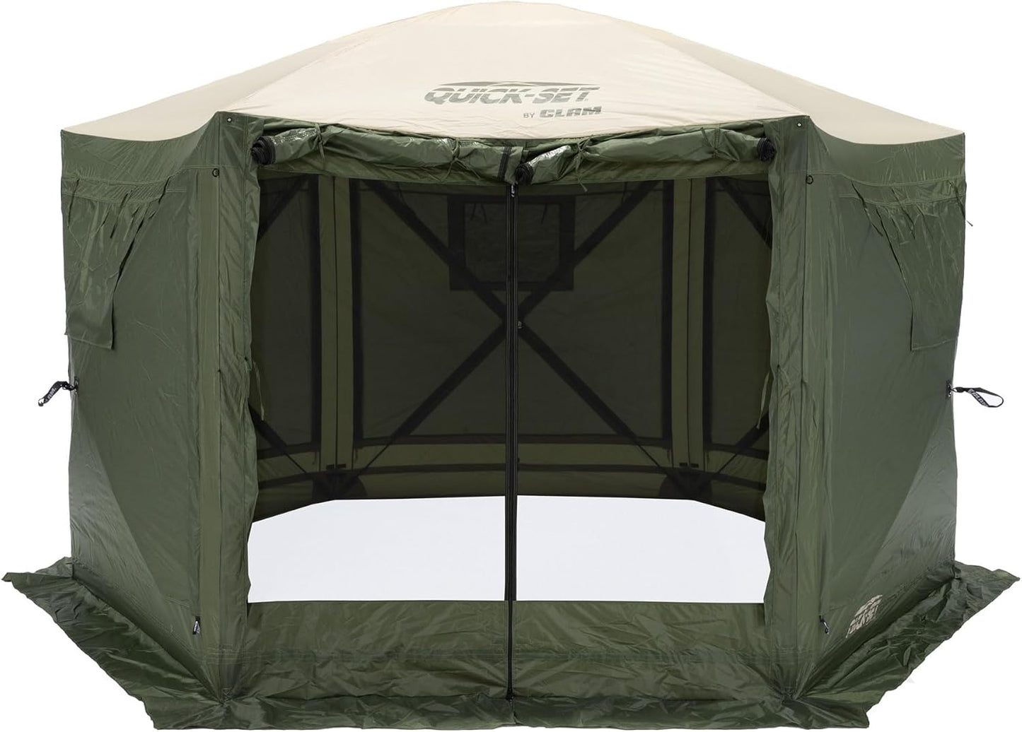 Screen Tent, Outdoor Camping Gazebo Canopy, Escape, 11.5', Brown