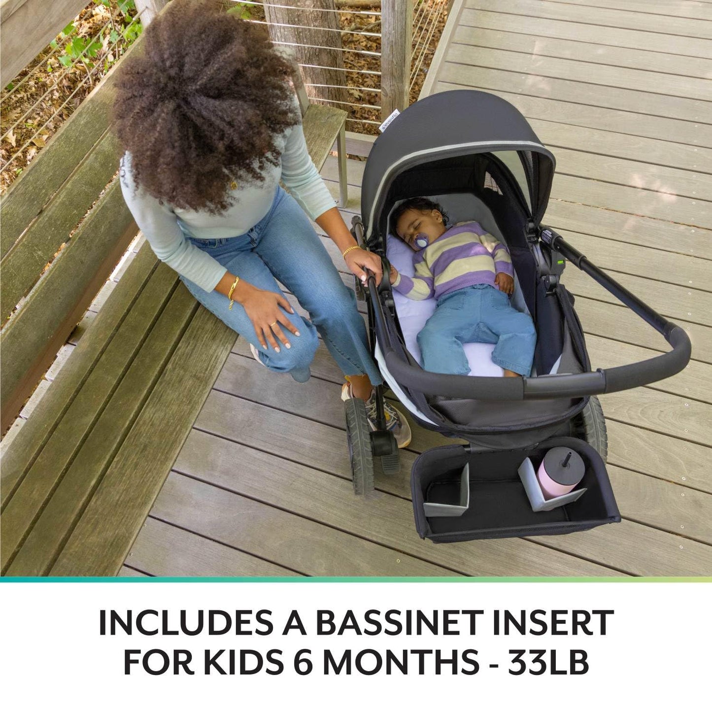Evenflo Pivot Xplore All-Terrain Stroller Wagon (Wayfarer Black)