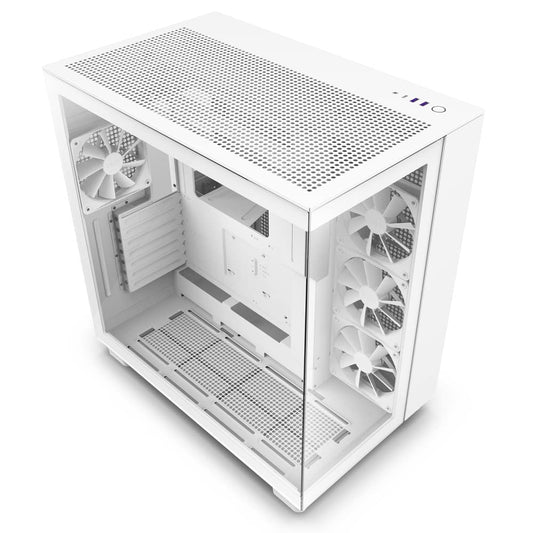 H9 Flow Dual-Chamber ATX Mid-Tower PC Gaming Case