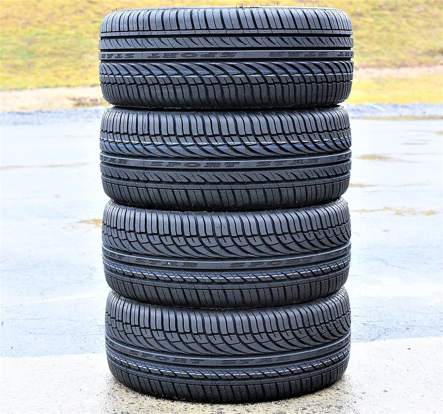Set of 4 215/60R16 All-Season Radial Tires, 99V Load Range XL, 4-Ply BSW, UTQG 380AA