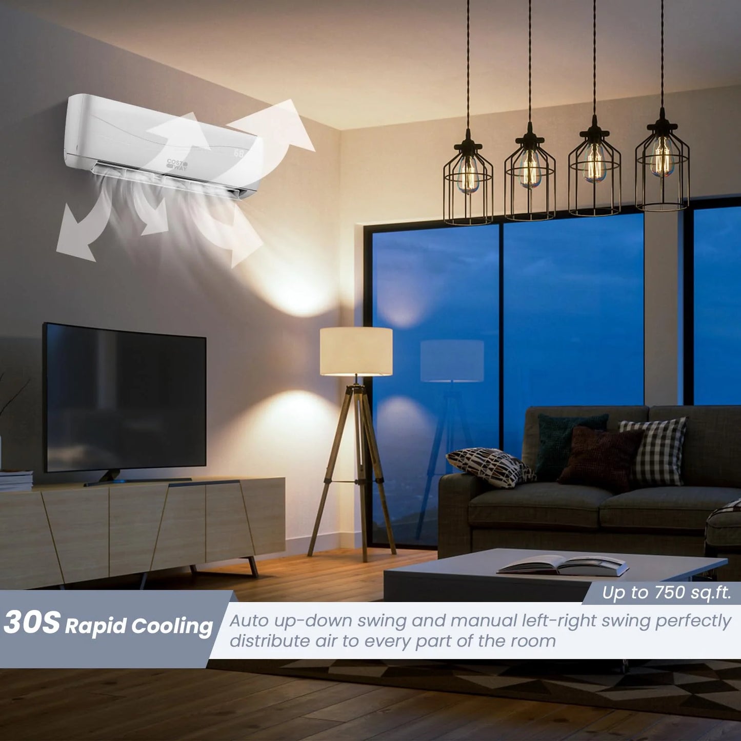 12000BTU Mini Split Air Conditioner& Heater