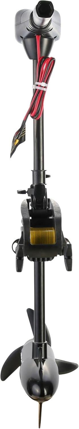 Push-type seawater rear-mounted installed electric trolling motor for fishing, equipped with LED battery indicator light