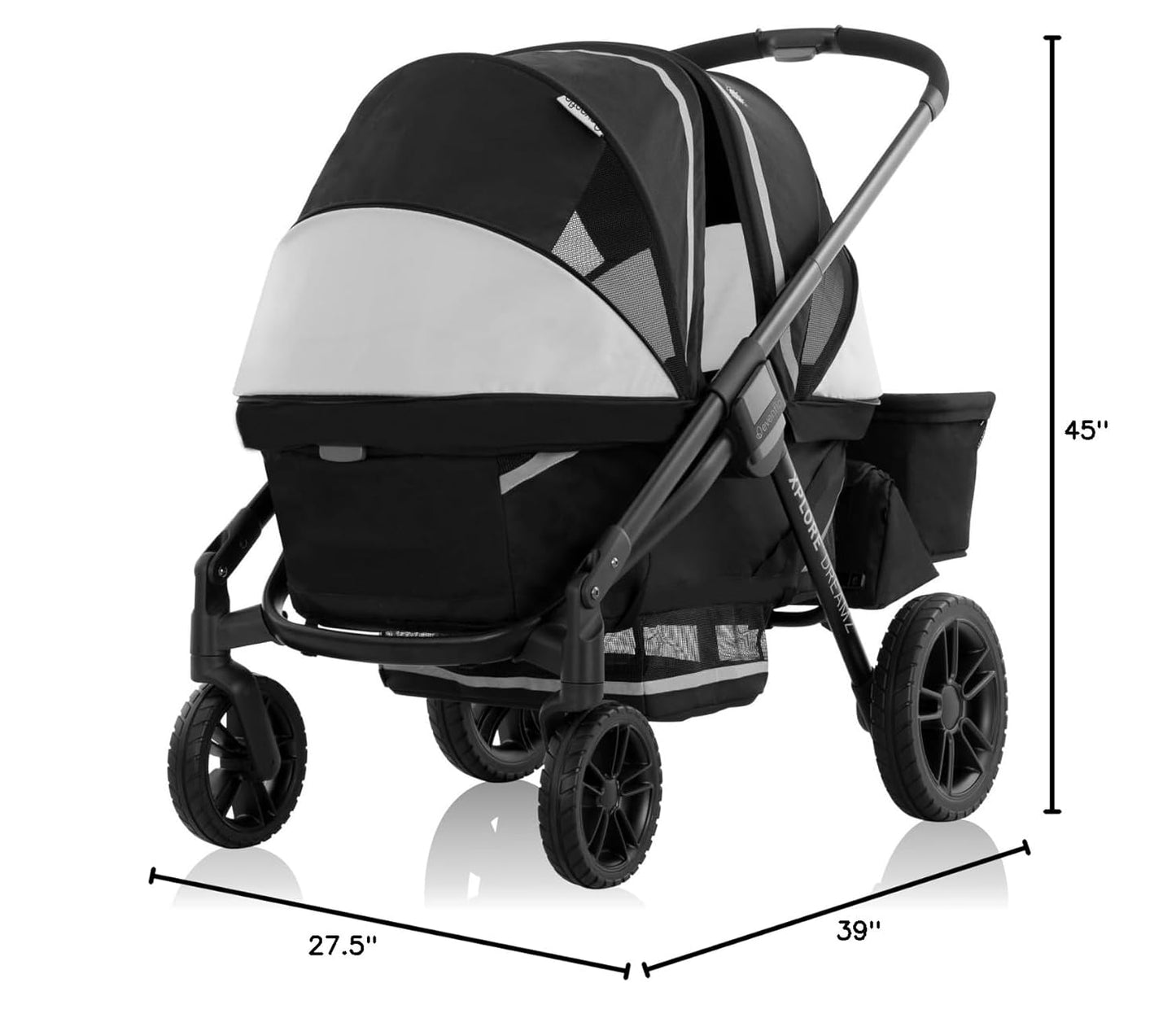 Evenflo Pivot Xplore All-Terrain Stroller Wagon (Wayfarer Black)