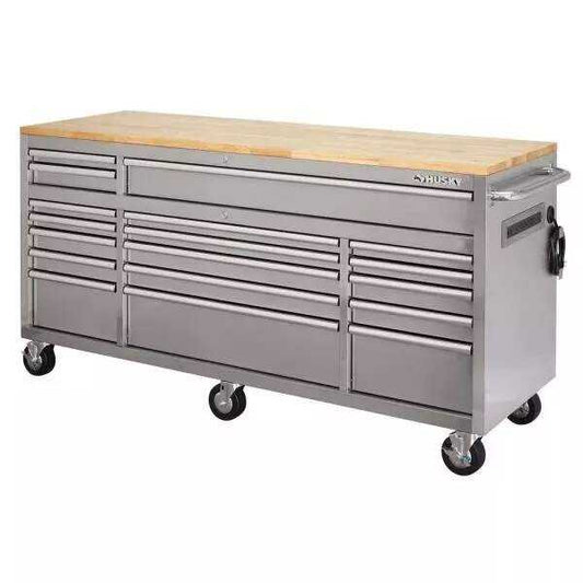 Heavy-Duty 52 in. W 9-Drawer, Deep Tool Chest Mobile Workbench in Matt