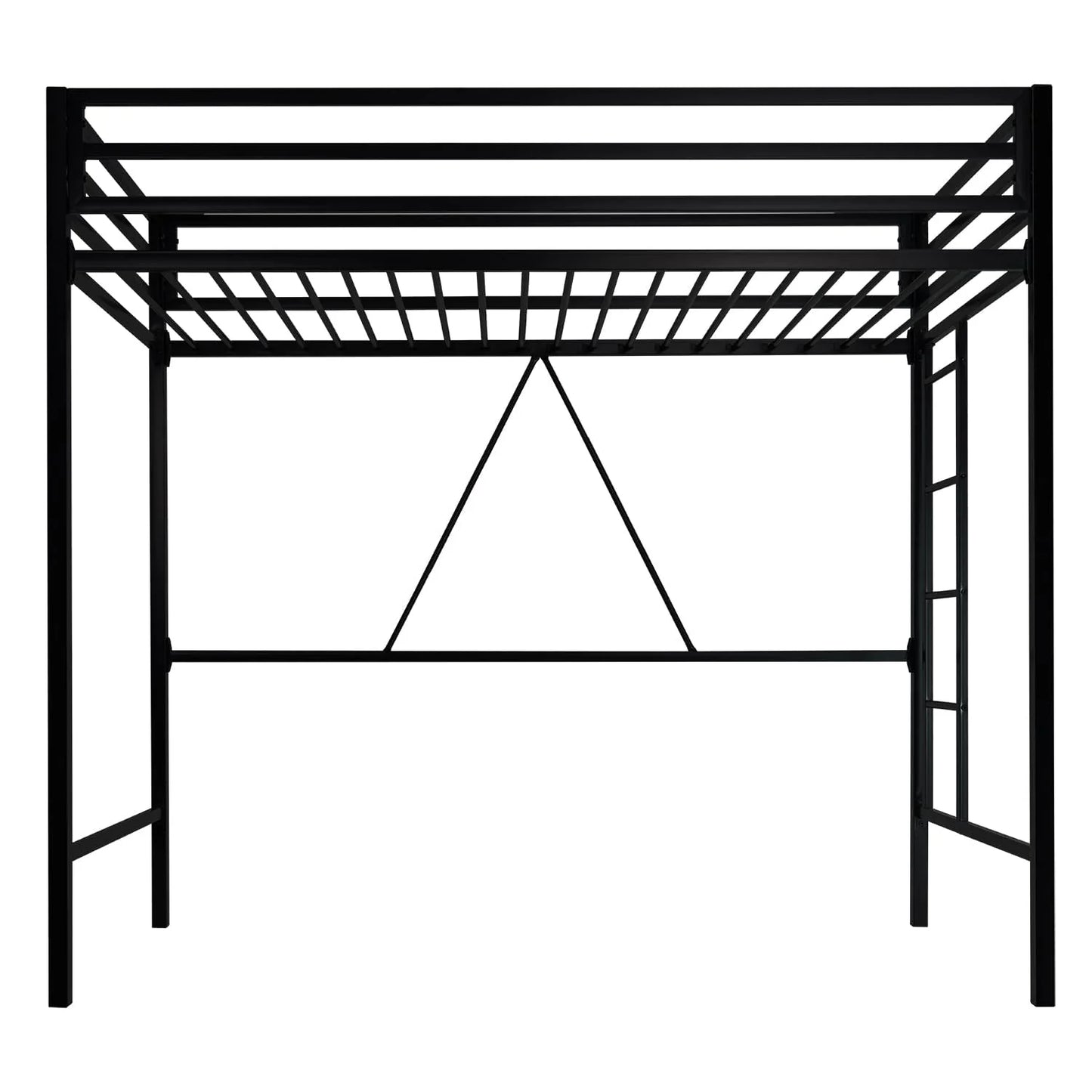 Junior Loft Bed Twin Size, Heavy Duty Twin Bed Frame