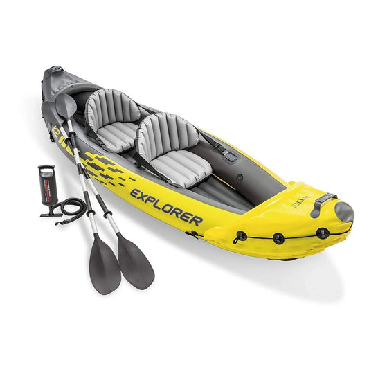 Explorer K2 2 Person Inflatable Kayak Set