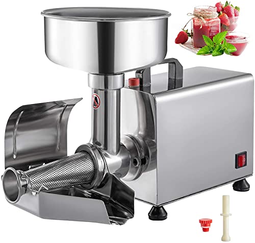 110-volt electric tomato filter 370 watts commercial-grade tomato grinder Stainless steel tomato press and filter 90 - 160 kilograms per hour pure copper motor Food filter and sauce-making machine