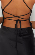 Amadea Noir Bodycon Mini Dress