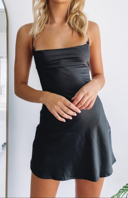 Amadea Noir Bodycon Mini Dress