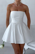 Ivory Belle Bow-Back Mini Dress