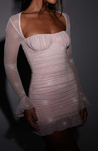 Marlowe Petal Sparkle Mesh Mini