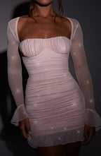 Marlowe Petal Sparkle Mesh Mini